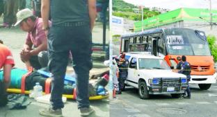 Dos jóvenes heridos por motocicleta que se quedó sin frenos, en Querétaro. Noticias en tiempo real