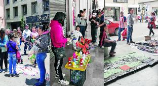 Vendedores locatarios exigen orden para el ambulantaje, en Toluca. Noticias en tiempo real
