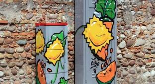 Artista italiano combate violencia con grafitis. Noticias en tiempo real