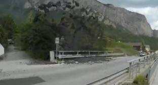 VIDEO: Aterradoras imágenes de avalancha de lodo en Suiza. Noticias en tiempo real