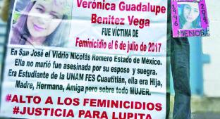 Familiares de joven asesinada por su esposo piden justicia, en Toluca. Noticias en tiempo real