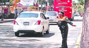 Conductores no respetan señalamientos pese a programa de infracciones, en Zinacantepec. Noticias en tiempo real
