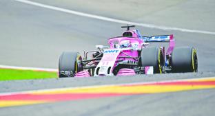 Sergio “Checo” Pérez saldrá en la segunda fila en el Gran Premio de Bélgica. Noticias en tiempo real