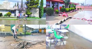 Intensas lluvias provocan fuertes afectaciones, en Toluca. Noticias en tiempo real