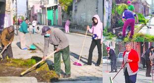Vecinos organizan jornada de limpieza por falta de apoyo del gobierno, en Oxtotitlán . Noticias en tiempo real