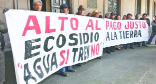 Ejidatarios exigirán indemnización a AMLO por obras del Tren Interurbano, en Toluca. Noticias en tiempo real