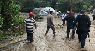 Evacuan a 35 familias en Puebla por desbordamiento del Río Nexapa. Noticias en tiempo real