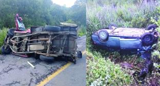 Aparatoso accidente en Tenango del Valle deja un muerto y dos heridos. Noticias en tiempo real