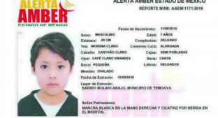 Madre denuncia secuestro de su hijo y 15 días después emiten Alerta Amber, en Toluca. Noticias en tiempo real