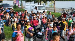 Caravana de migrantes hondureños en frenada en Guatemala. Noticias en tiempo real
