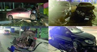 Conductores provocan accidentes automovilísticos aparatosos en la capital de Querétaro. Noticias en tiempo real