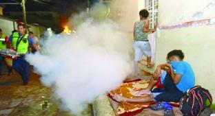 Fumigan a migrantes hondureños mientras dormían, en Tuxtla Gutiérrez. Noticias en tiempo real