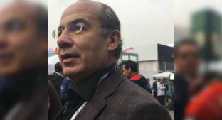 Felipe Calderón espera triunfo de Hamilton . Noticias en tiempo real
