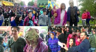 Zombies hambrientos de cerebros y almas aterrorizaban a peatones y comerciantes, en Toluca. Noticias en tiempo real