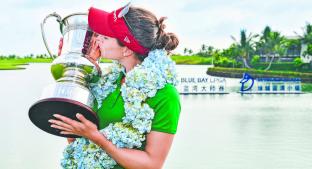 Mexicana Gaby López gana su primer torneo del tour de la LPGA, en China. Noticias en tiempo real