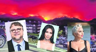 Del Toro, Kim Kardashian y Lady Gaga tuvieron que evacuar sus hogares por incendio. Noticias en tiempo real