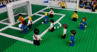 Increíble, recrearon la final de ida de la Copa Libertadores con Legos. Noticias en tiempo real