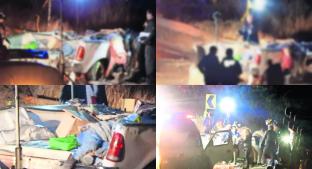 Tráiler destroza camioneta con albañiles que se dirigían a sus casas, en Querétaro. Noticias en tiempo real