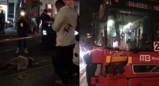 VIDEO: Metrobús atropella y mata a mujer en la alcaldía Benito Juárez. Noticias en tiempo real