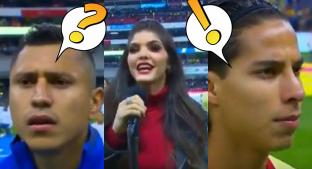 Ana Bárbara canta extraño himno mexicano y hace tremendo oso en el América vs Cruz Azul. Noticias en tiempo real