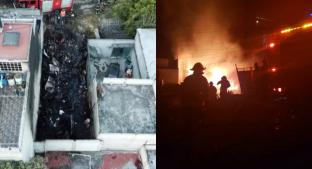 Fuerte incendio en casa de madera cobra la vida de varios menores en Iztapalapa . Noticias en tiempo real