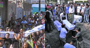 Dan último adiós en panteón a niños que murieron en incendio, en Iztapalapa. Noticias en tiempo real