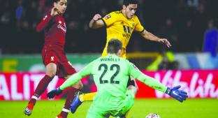Raúl Jiménez anotó un golazo con los Wolves para eliminar al Liverpool, en la Copa Inglesa . Noticias en tiempo real