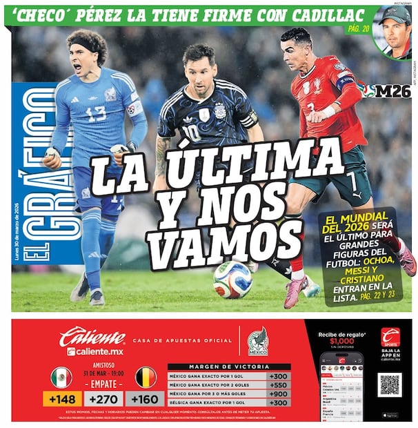 Portada El Gráfico | Lunes 30 de marzo de 2026