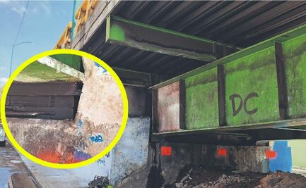 Alerta en Nezahualcóyotl por puente a punto de colapsar, vecinos viven con miedo