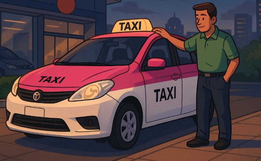 Programa de renovación de taxis de Semovi. Foto: (IA)