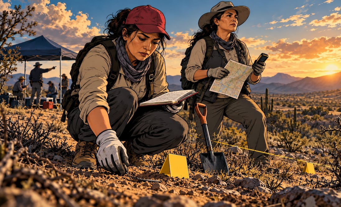 Certifican a buscadores en técnicas forenses con título de la SEP, Ceci Flores destaca avance (Foto: Creada con IA)