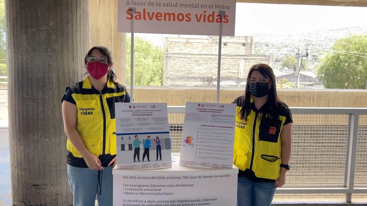 En 10 años, el Metro CDMX ha evitado 920 tragedias: así funciona “Salvemos Vidas”. Foto: (Especial)