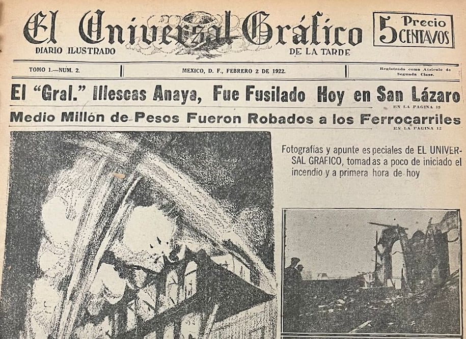 La historia de la nota roja en México: ¿por qué El Gráfico es el gran referente desde hace 104 años? (Archivo: El Gráfico 1922)