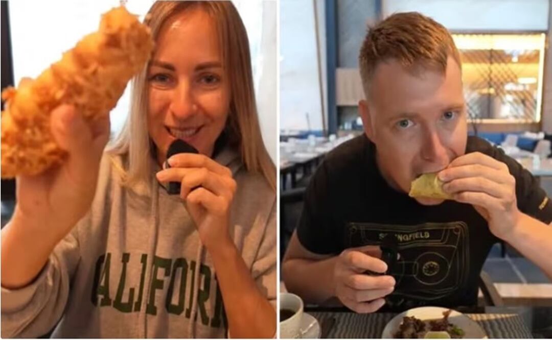 Youtubers rusos se enamoran de Monterrey y hasta llaman “obra de arte” al cabrito