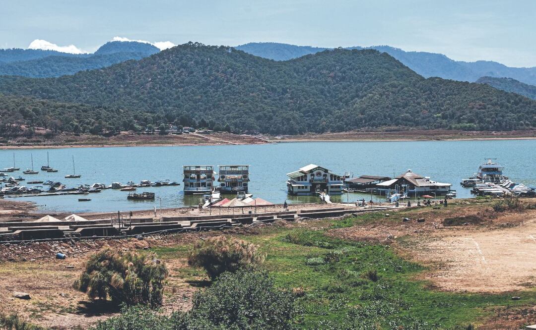 En la presa de Valle de Bravo, el agua sube un puntito