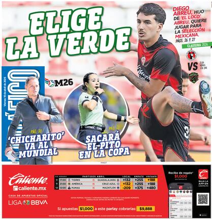 Portada El Gráfico | Viernes 10 de abril de 2026