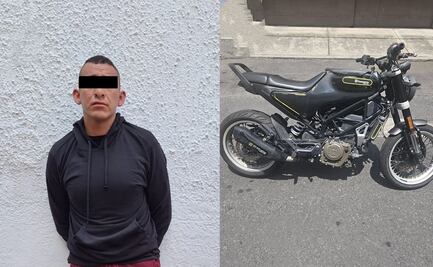 Llevaba 14 motos robadas en alcaldía Coyoacán ¿Cómo lo arrestaron?