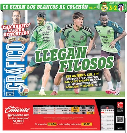 Portada El Gráfico | Lunes 23 de marzo de 2026