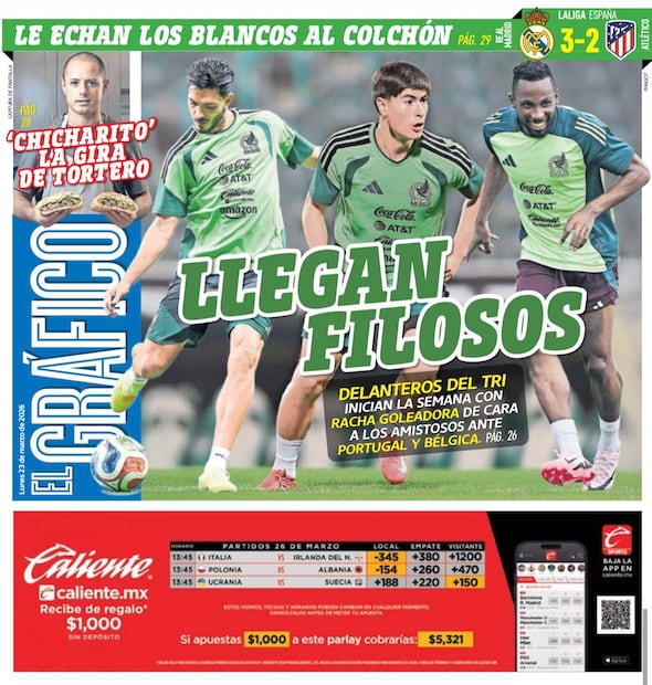 Portada El Gráfico | Lunes 23 de marzo de 2026