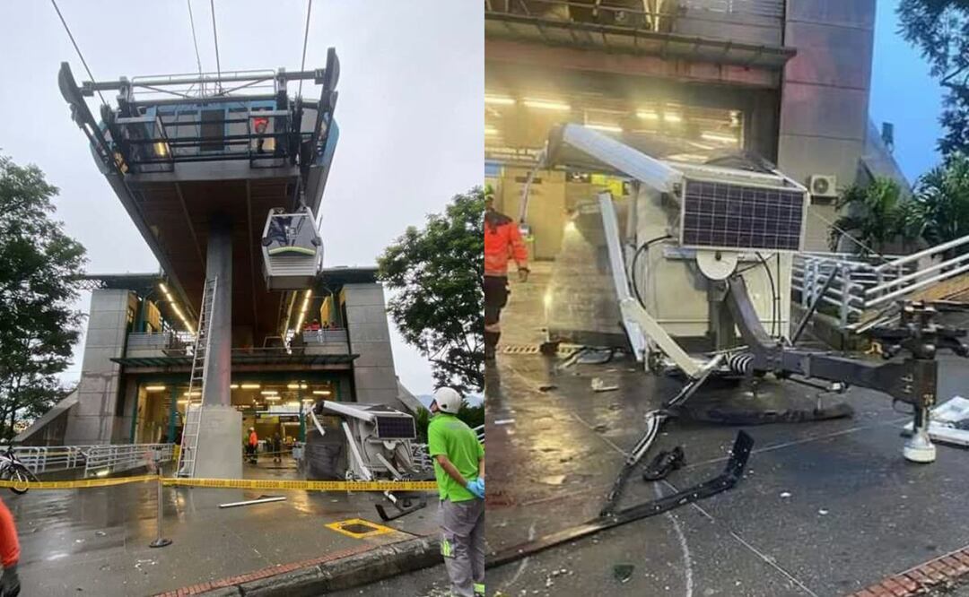 VIDEO: Tragedia en Medellín, se desplomó el teleférico con 11 pasajeros a bordo