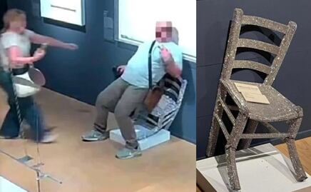 ¡No soportó! Turista destruye la "Silla de Van Gogh" y queda grabado ¿Habrá sanciones legales?