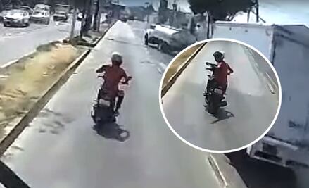 Biker en carril confinado saca pistola para amenazar a chofer del Mexibús, en Ecatepec