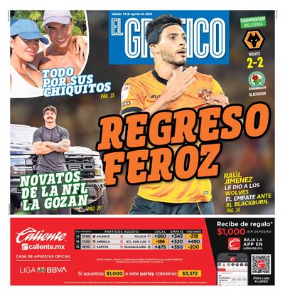Portada El Gráfico | Sábado 15 de Agosto de 2026