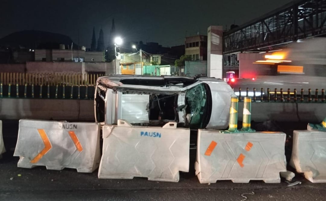 Accidente en la México Puebla. Foto: Especial