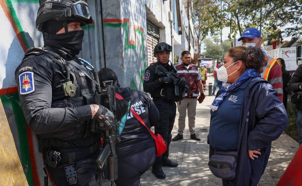 Autoridades realizan operativo en la Doctores por persona desaparecida
Imagen: Luis Camacho El Gráfico