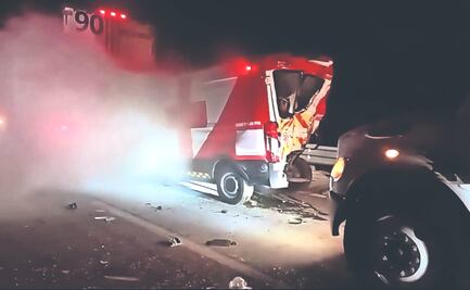 Tragedia en el Arco Norte: Muere paramédico de la Cruz Roja tras choque e incendio de ambulancia