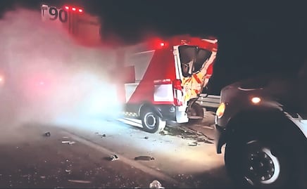 Tragedia en el Arco Norte: Muere paramédico de la Cruz Roja tras choque e incendio de ambulancia