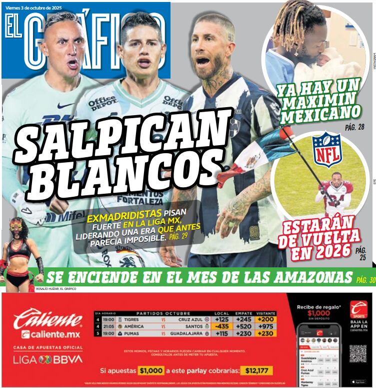 Portada El Gráfico | Viernes 3 de octubre 2025