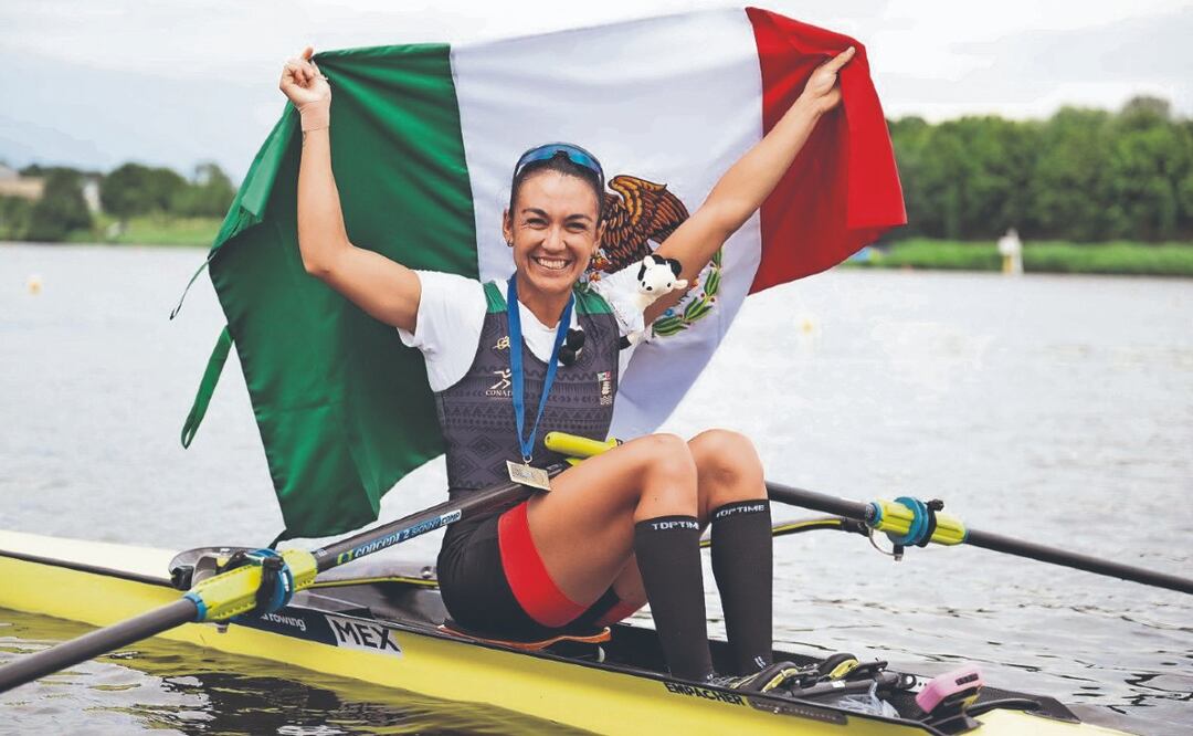 Kenia Lechuga ganó el bronce en el Mundial de Remo en Poznan, Polonia