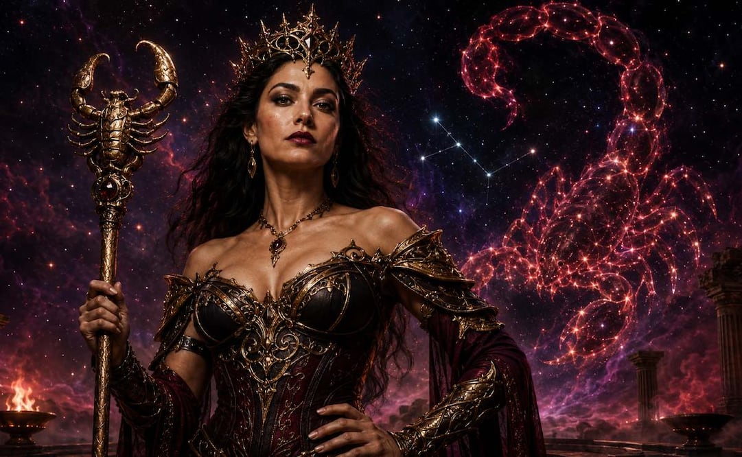 Escorpio, horóscopos de Ariadna Tapia (Foto: Creada con IA)
